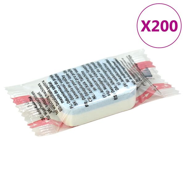 vidaXL vaskemaskinetabs 200 stk.
