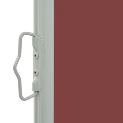 vidaXL sammenrullelig sidemarkise til terrassen 80 x 300 cm brun
