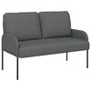 vidaXL Sofas&aelig;t med pude 3 pcs M&oslash;rkegr&aring; 115 x 56 x 80 cm Krydsfin&eacute;r