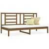 vidaXL daybed 90x200 cm massivt fyrretr&aelig; gyldenbrun