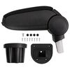vidaXL bilarml&aelig;n til HYUNDAI ACCENT (2006-2009) sort 13,5x32,5x(31-46,5) cm ABS