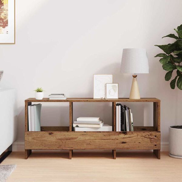 vidaXL Magasin Rack Gammelt tr&aelig; 102 x 30 x 45 cm