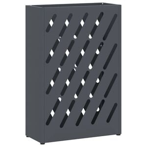 vidaXL Regn Paraply Stativ Antracit 28 x 12 x 41 cm St&aring;l