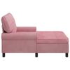 vidaXL Chaise Lounge med pude Lyser&oslash;d 91 x 157 x 91 cm Fl&oslash;jl
