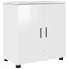 vidaXL Badev&aelig;relsesskab H&oslash;j gloss hvid 61 x 35 x 64 cm