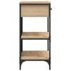 vidaXL konsolbord 75x34,5x75 cm konstrueret træ sonoma-eg