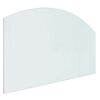 vidaXL Pejs glasplade Transparent 100 x 60 cm Glas