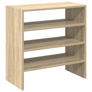 vidaXL skostativer stabelbare 2 stk. 60x30x30,5 cm sonoma-eg