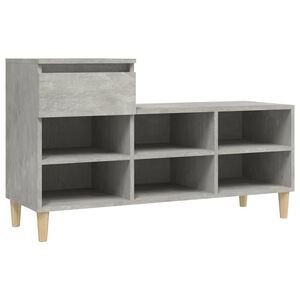vidaXL skoreol 102x36x60 cm konstrueret tr&aelig; betongr&aring;