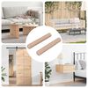 vidaXL Tr&aelig;dowels 2 pcs Naturfarvet &Oslash; 6 x 40 mm Massivt tr&aelig;