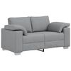 vidaXL Sofa 3 pcs Lysegr&aring; 219 x 80 x 82 cm Linned-blandet stof