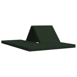 vidaXL Samlebar Sofa Seng 140 x 67 x 15 cm M&oslash;rkegr&oslash;n