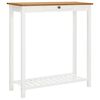 vidaXL barbord 100x40x110 cm massivt egetr&aelig;
