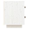  vidaXL sengebord 40x34x45 cm massivt fyrretræ hvid