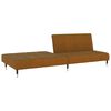 vidaXL 2-personers sovesofa fl&oslash;jl brun