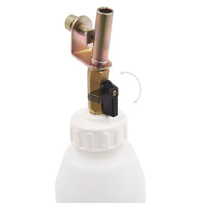 vidaXL pneumatisk udsugningspumpe til bremseudlufter med flaske 3,5 l