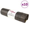 vidaXL affaldsposer med lukkesnor 250 stk. 35 l sort