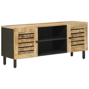 vidaXL Opbevaringsskabe Naturfarvet 105 x 33 x 46 cm Massivt mangotr&aelig;