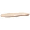vidaXL bordplade 70x35x2,5 cm massivt tr&aelig; fyrretr&aelig; oval