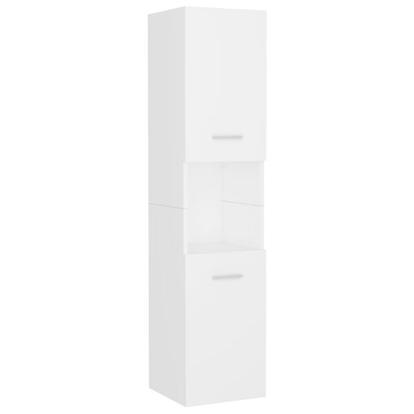 vidaXL badev&aelig;relsesm&oslash;bels&aelig;t konstrueret tr&aelig; hvid