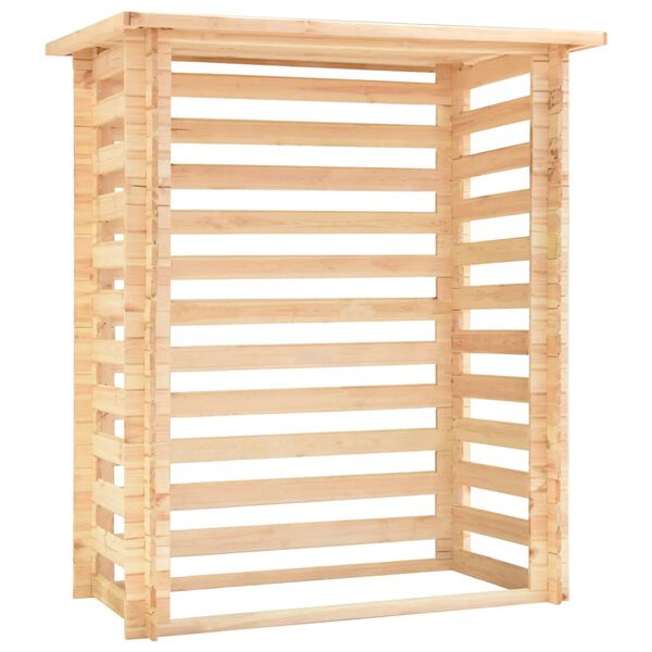 vidaXL br&aelig;ndeskur 163x103x193 cm 19 mm ovnt&oslash;rret fyrretr&aelig;