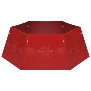 vidaXL skjuler til juletr&aelig;sfod &Oslash;68x25 cm r&oslash;d