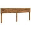 vidaXL Sengegavl med naturkant ROSTOCK Naturfarvet 180 cm