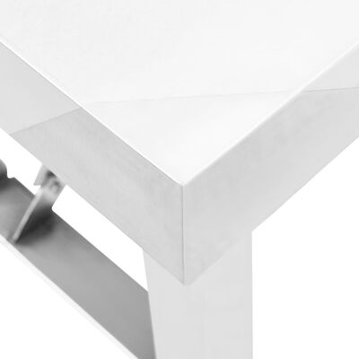 vidaXL foldbart arbejdsbord til køkken 85x60x80 cm rustfrit stål