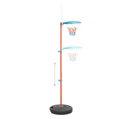 vidaXL basketballsæt 133-160 cm transportabelt og justerbart