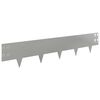 vidaXL Pl&aelig;nekant 20 pcs 100 x 20 cm St&aring;l S&oslash;lv