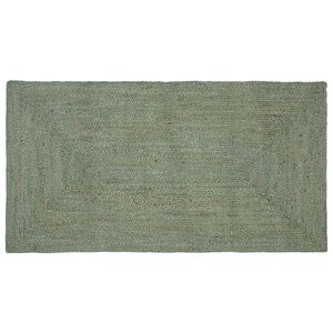 vidaXL Omr&aring;de t&aelig;ppe Olivengr&oslash;n 60 x 110 cm Jute