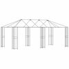 vidaXL Gazebo ramme uden gazebo stof 6 x 3 m Sort St&aring;l