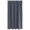 vidaXL M&oslash;rkl&aelig;gningsgardiner med ringe 2 pcs Antracit 140 x 140 cm