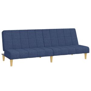 vidaXL 2-personers sovesofa stof bl&aring;