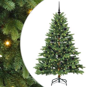 vidaXL Kunstigt juletr&aelig; med 150 LED'er Gr&oslash;n 150 cm PE og PVC