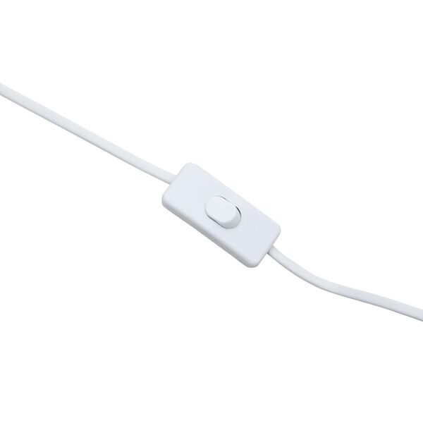 vidaXL gulvlampe E27 84 cm piletr&aelig; hvid