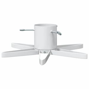 vidaXL Juletr&aelig;fod 1.73 med vandtank Hvid 50 x 50 x 15,5 cm St&aring;l