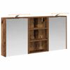 vidaXL Badev&aelig;relsesskabs&aelig;t 3 stk. 126 x 16 x 62.5 cm Konstrueret tr&aelig;