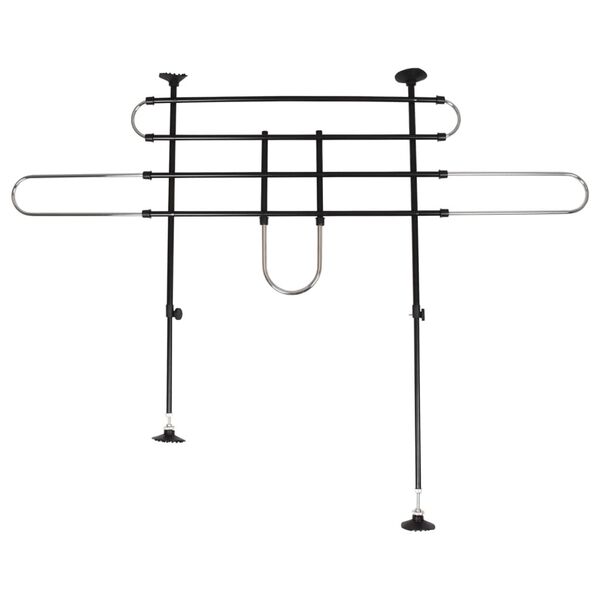 FLAMINGO hundegitter til bil Eduard 2 st&aelig;nger sort