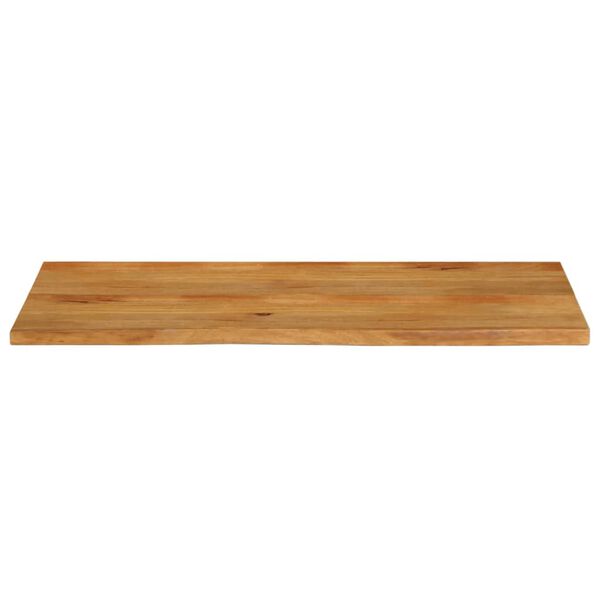 vidaXL bordplade 140x60x2,5 cm naturlig kant massivt mangotr&aelig;