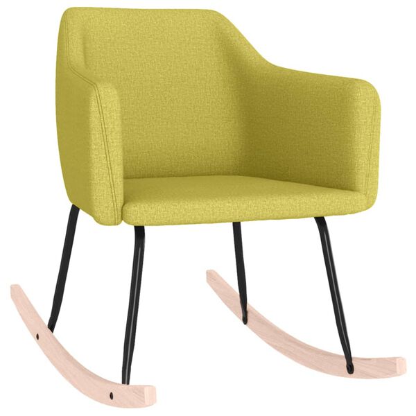 vidaXL gyngestol stof gr&oslash;n