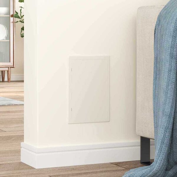 vidaXL Adgangspaneler 2 pcs Hvid 23 x 15 x 2 cm ABS Plastik