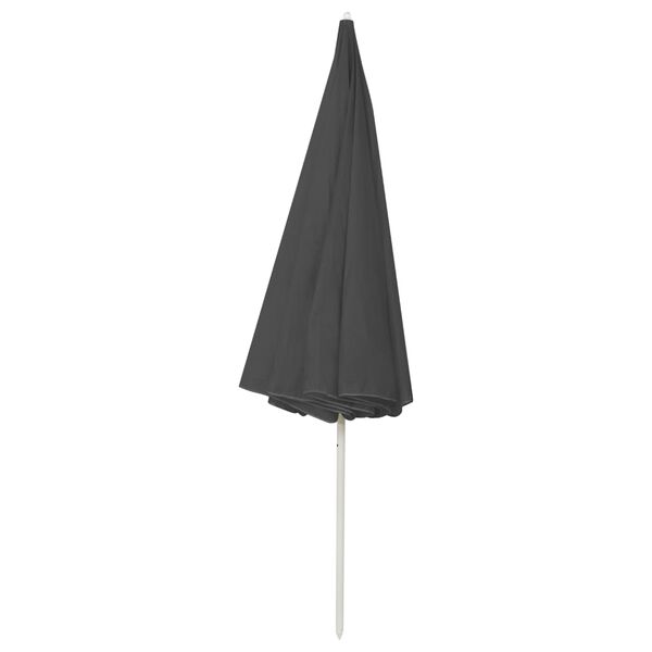 vidaXL strandparasol 300 cm antracitgrå