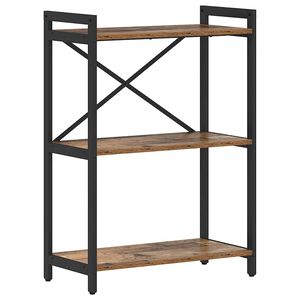 vidaXL Bogreol 60 x 30 x 85 cm Konstrueret tr&aelig; Gammelt tr&aelig;