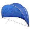 vidaXL Pool Dome 546 x 516 x 250 cm 185T polyester med PU-bel&aelig;gning