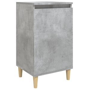 vidaXL sengebord 40x35x70 cm konstrueret tr&aelig; betongr&aring;