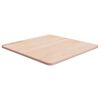vidaXL firkantet bordplade 50x50x1,5 cm ubehandlet massivt egetr&aelig;