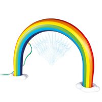 Happy People oppustelig regnbuesprinkler 216x46x153 cm