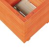 vidaXL plantekasse 50x50x49,5 cm massivt fyrretr&aelig; gyldenbrun