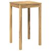 vidaXL Have Bar Bord Hvid 60 x 60,5 x 105 cm Massivt Akacietr&aelig;